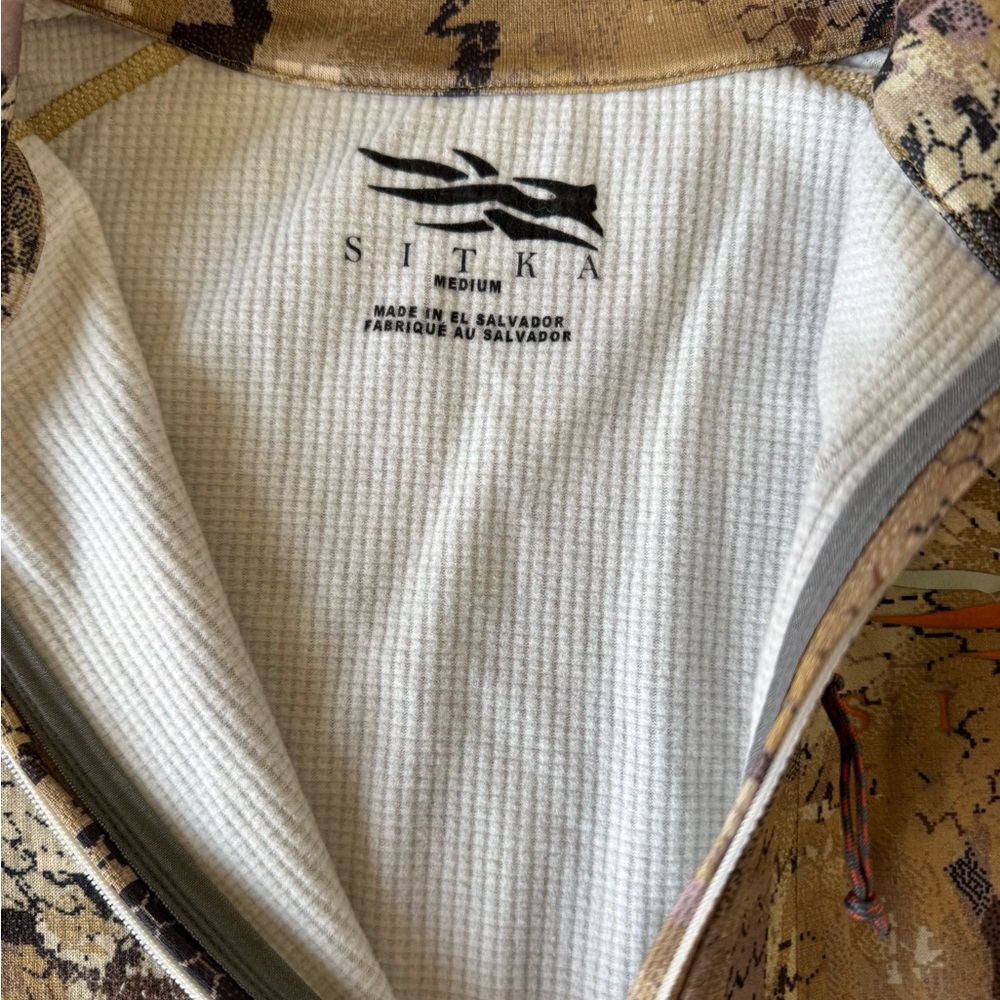Sitka Men's Core Midweight Pullover - Optifade Marsh - Picture 4 of 8
